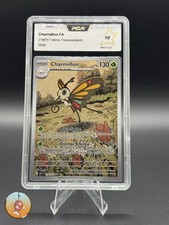 Carte Gradée Pokémon PCA 10 Charmillon AR 219/217 ME2.5 Héros transcendants FR