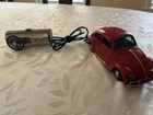 VINTAGE BANDAI VOLKSWAGEN TIN TOY CAR REMOTE CONTROL 8 1/2"