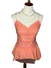 J.O.A. Los Angeles Cami Women's M Y2K Fairycore Babydoll Top Shirt Ethereal