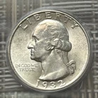 1932 Washington quarter, ICG AU-58