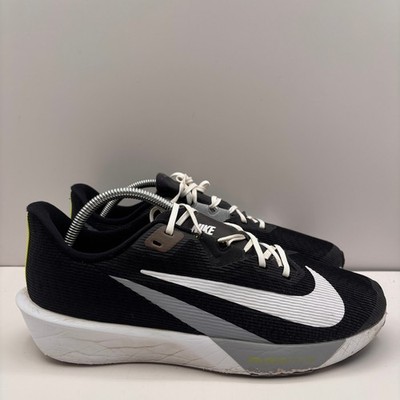 Nike Zoom Rival Fly 4 Black White Grey Volt Racing Shoes FV6040-001 Mens 10