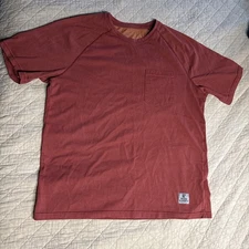Rugged Elements Durable Utility Men’s Red Tshirt Size Large 