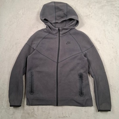 Nike Hoodie Jungen 13-15 Jahre XL grau Reißverschluss Tech Fleece Jacke Sportswear