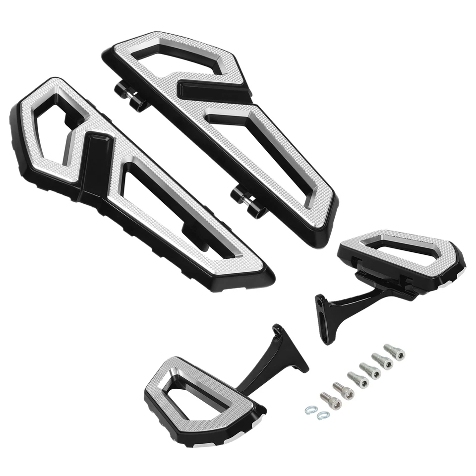 Estriberas de piso para conductor pasajero aptas para Harley Electra Street Glide 93-25 Foto 2 de 4