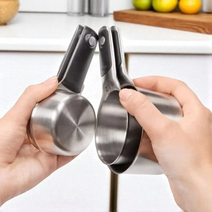 OXO 4 Piece Stainless Steel Measuring Cups
Opens in a new window or tab