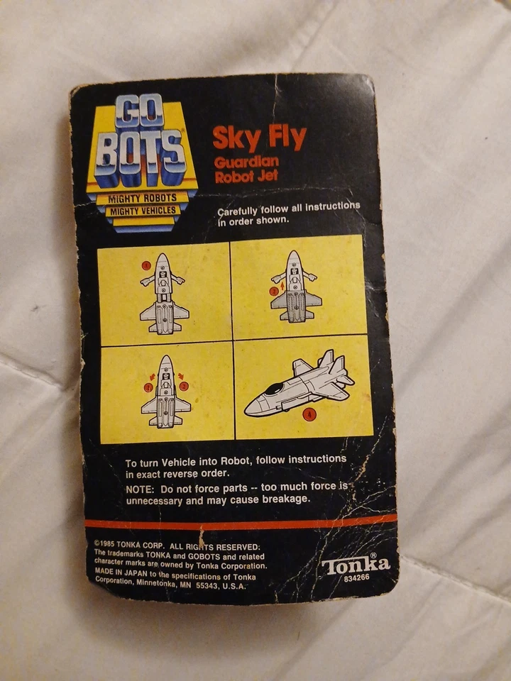 Gobots Tonka Sky Fly Guardian Robot Jet Wendy's 1986 Foto 2 de 2