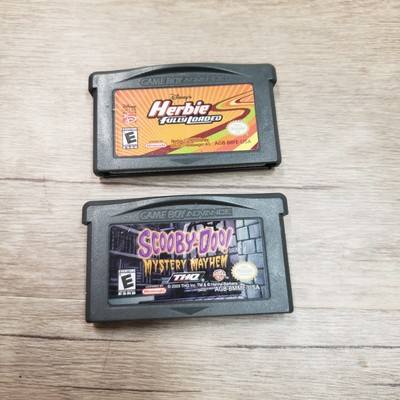 Lot of 2 GameBoy Advance Games Herbie Fully Loaded Scooby-Doo Mystery Mayhem
