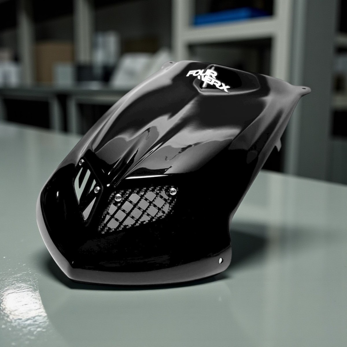 FourWerx TRX450R A58 Black Plastic Hood - Honda TRX 450R FourWerx