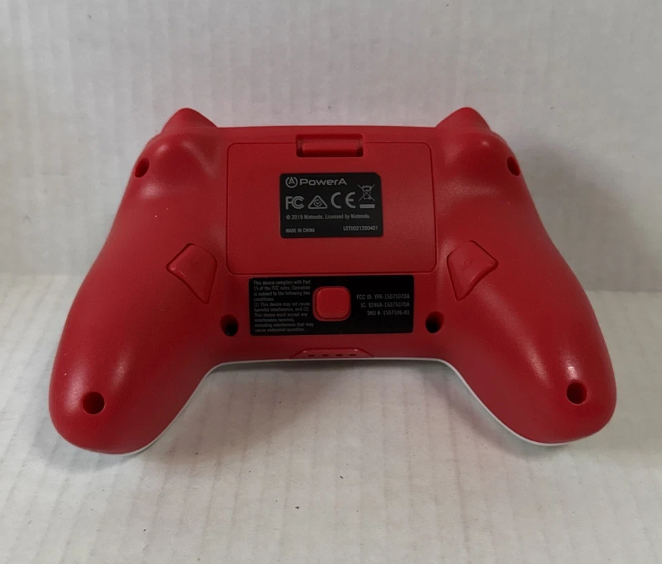 Controlador de movimiento inalámbrico mejorado PowerA para Nintendo Switch - blanco/rojo Foto 3 de 4