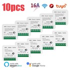 1-20X Mini Smart Wireless Switch ZigBee 10A