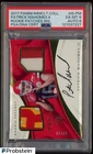2017 Panini Immaculate Patrick Mahomes II RPA RC Dual Patch AUTO 17/49 PSA 6