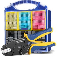 330PCS Marine Grade Heat Shrink Butt Connectors Set, 22-10 AWG 330 PCS