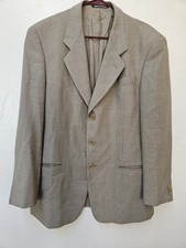 Vintage Mani by Giorgio Armani Mens Wool Blazer Italy Gray Sport Coat 40R