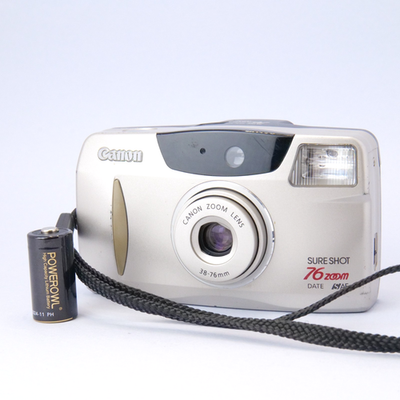 #ad Canon Sure Shot 76 Zoom SAF Date 35mm Film Camera Working W Issues READ $59.99