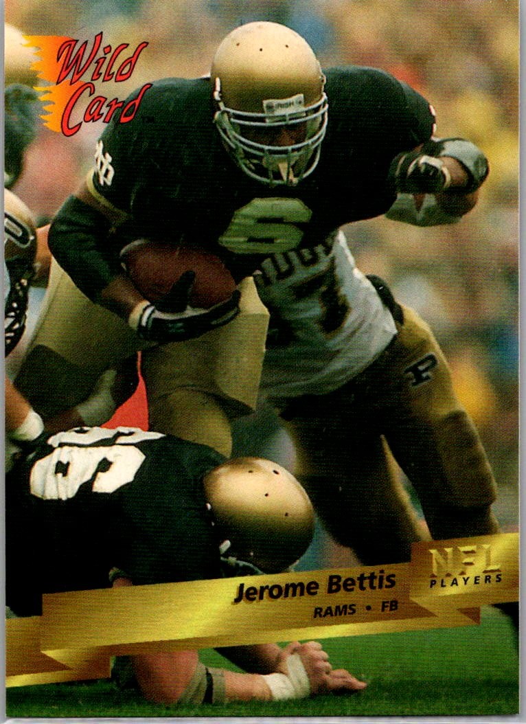 1993 Wild Card #159 Jerome Bettis