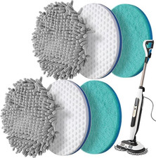 S6002UK Steam and Scrub Mop Pads Replacement for Shark,Scrubbing and Sanitizing