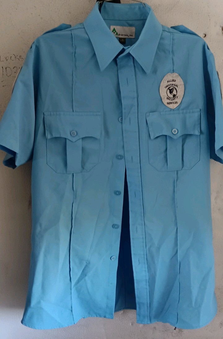 2 Allied Universal Security Blue Work Uniform Shi… - image 22