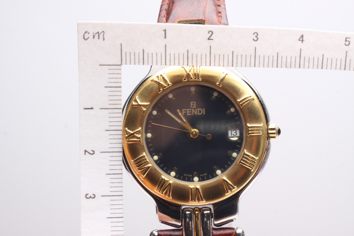 FENDI Men's 900G Gold Watch Battery Replaced Genuine for sale