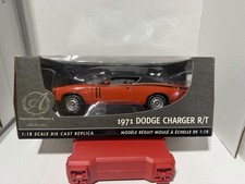 1971 Dodge Charger R/T Hemi-Orange/ Black Roof 1:18 Ertl American Muscle Chase