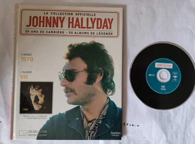 Johnny Hallyday cd + livret l'album Vie sorti en 1970 La collection officielle - Photo 1/4