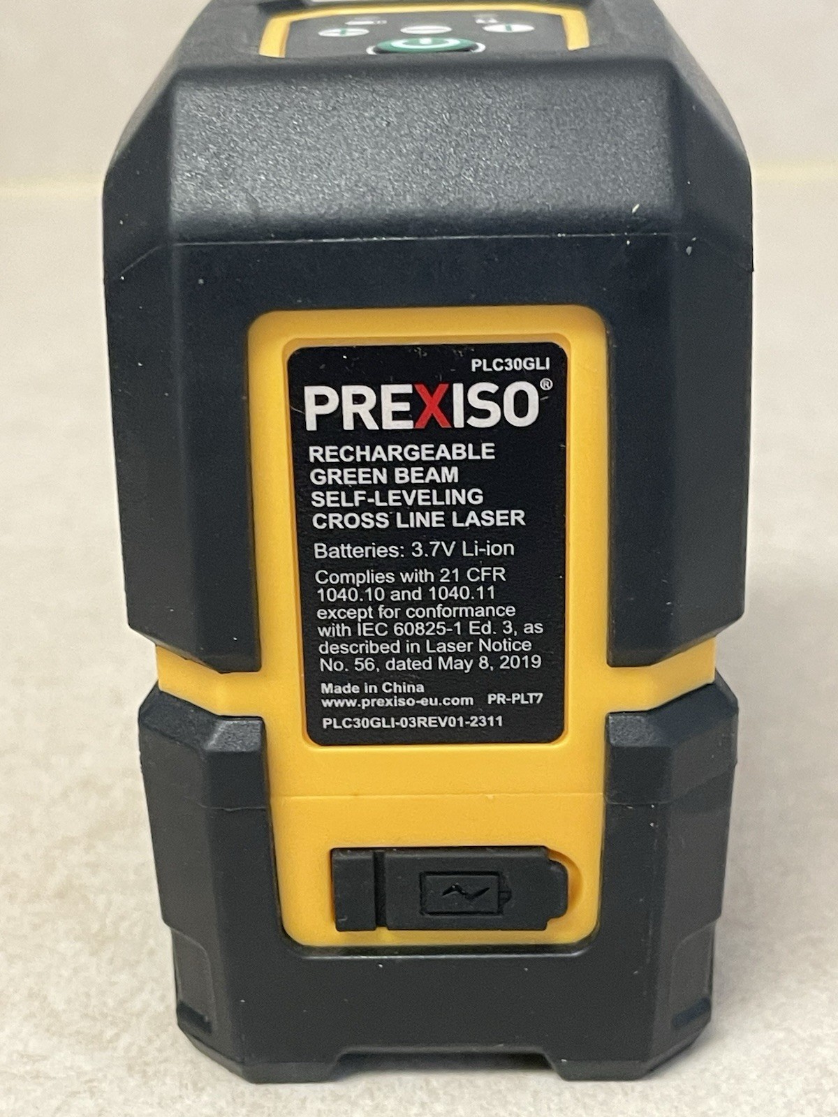 PREXISO Laser Level Self Leveling - 100Ft Rechargeable Cross Line Laser Green...