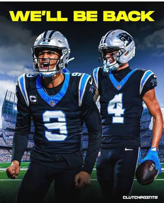 Bryce Young 9 Carolina Panthers Well Be Back Football Poster