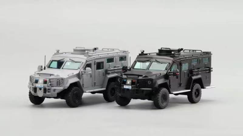 1/64 MINI VISUAI ART Bearcat Armored Car Diecast Model Collection