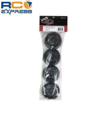 DE Racing Trinidad SC Wheels for TEN-SCTE - 22SCT Tekno SCT410 Black DER-TS4-10B