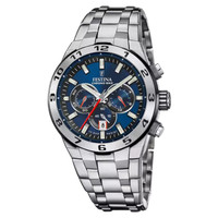 Festina Herrenuhr Chrono Bike F20670/1 – Edelstahl & Blau Chronograph