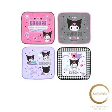 New SANRIO Petit Towel Set of 4 Kuromi for Children Antibacterial Treatment with