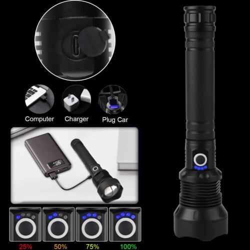 1200000LMS Super Bright XHP90.2 LED Lampe de Poche