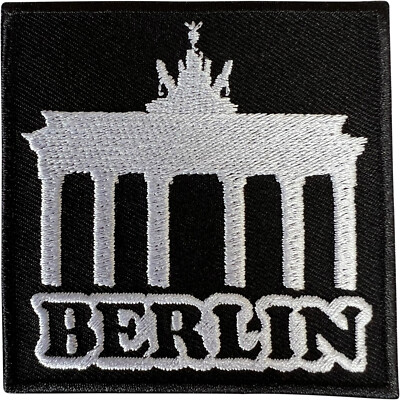 Berlin Aufnäher Aufbügeln Annähen Deutschland bestickt Abzeichen Deutsche Stickapplikation