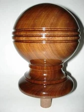 WOOD FINIAL UNFINISHED FOR NEWEL POST FINIAL OR CAP  Finial #28