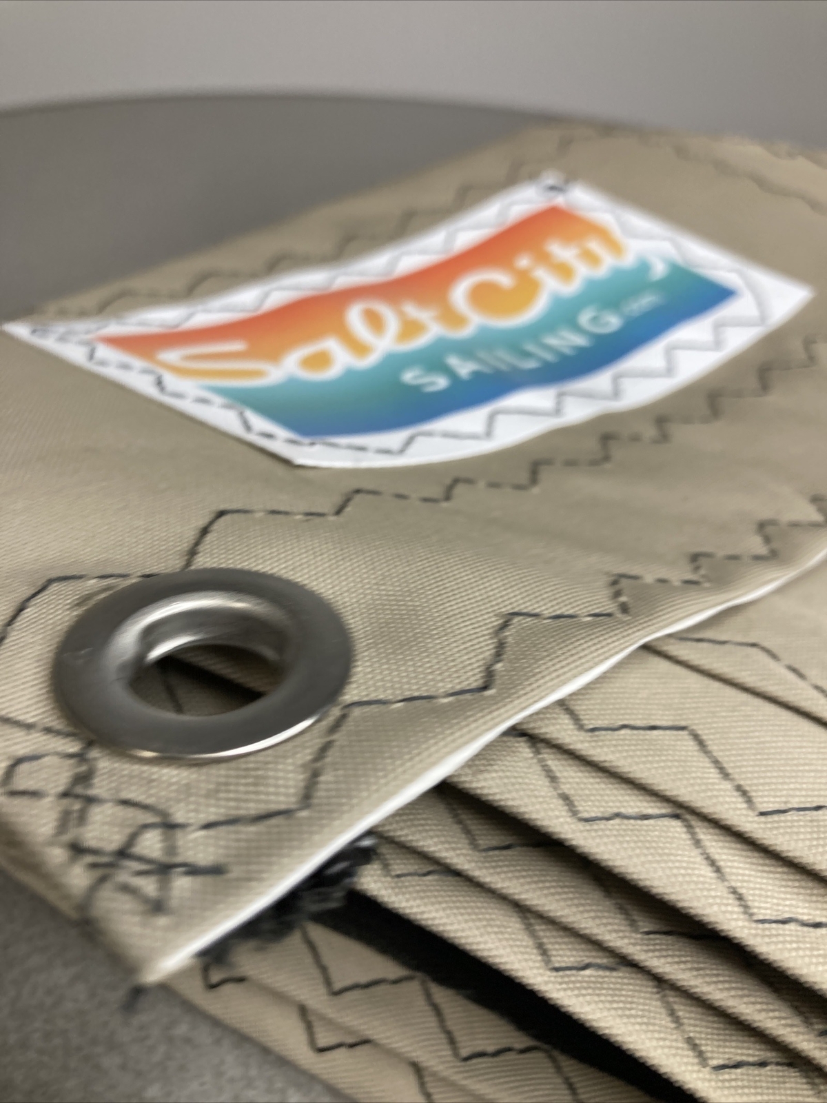 Hobie Getaway Snorkel Zip Up Jib Sail Cover Deluxe Version Tan eBay