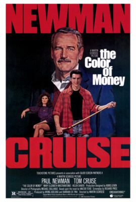 The Color of Money (1986) Movie Poster, Reproduction, SS, Unused