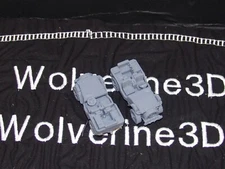 Flames Of War USA Jeep with Radio Set Of 2 1/100 15mm FREE SHIPPING