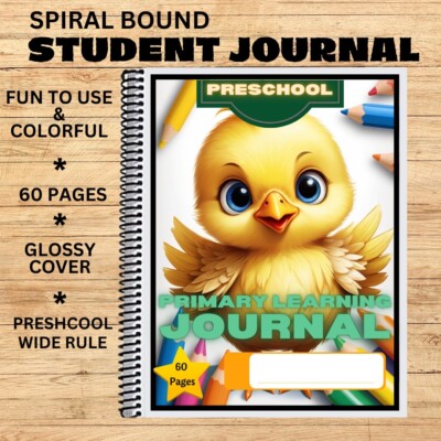 Set of 10 - Preschool Story Journals  - Student Journal  #PS1