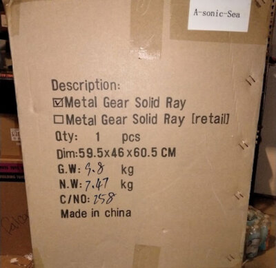 NIB ThreeA 3A Metal Gear Solid Ray 1/48 Full Size Action Figure Bambaland Ocelot