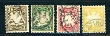 Bavaria Scott # 60, 62, 63, 68 - Used - Nice Stamps