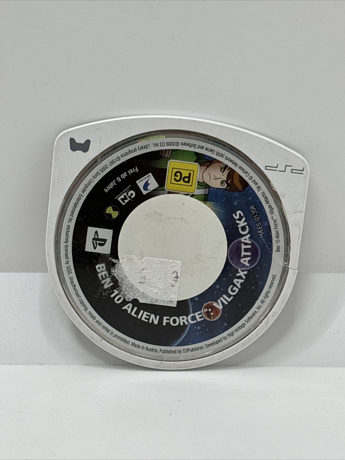Jeu BEN 10 ALIEN FORCE Vilgax Attacks Sony Playstation Portable PSP Disque Seul