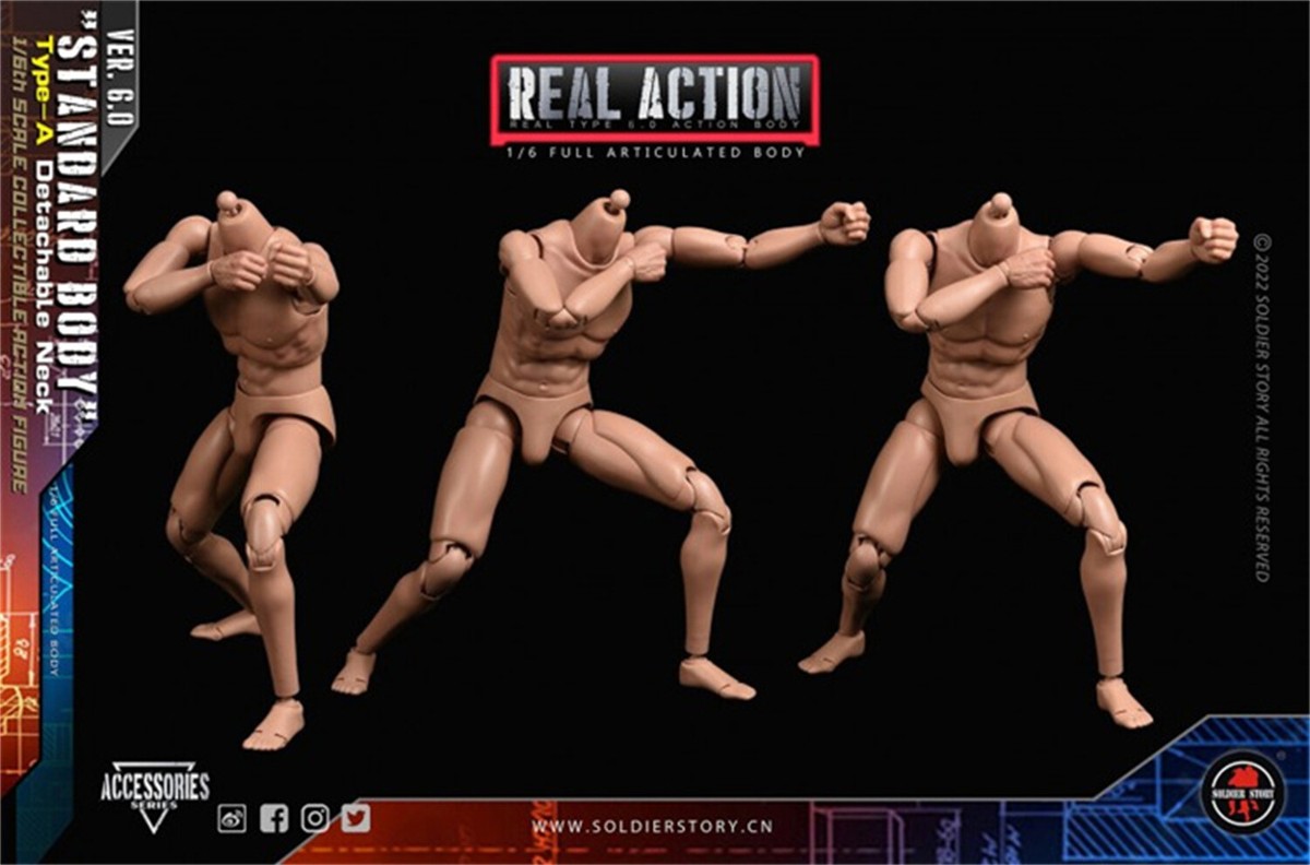 Soldier Story 1/6 SSA-001 Changable Neck Male Body Standard