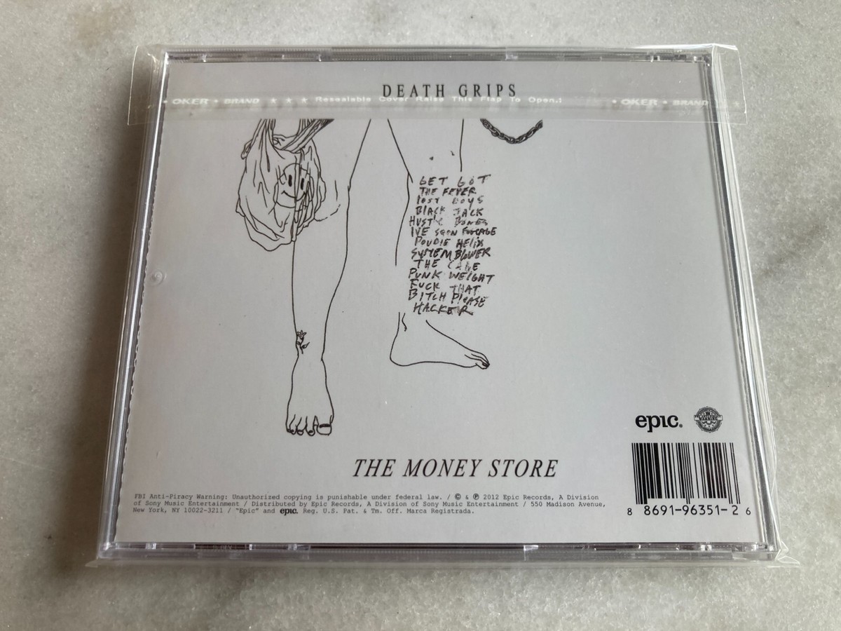 Death Grips - The Money Store CD Signed Autographed RARE + STICKER