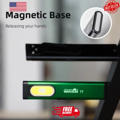 Warsun T7 Keychain Flashlight Mini 800Lm LED Torch USB Rechargeable Waterproof