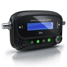 CSL Premium Digital Satfinder mit F-Anschlusskabel LCD-Display ( beleuchtet )