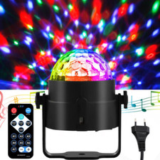LED Disco Ball Light Party Magic Stage Light DJ Strobe Ball w/Remote Control US