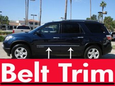 For Gmc Acadia Chrome Body Side Molding Trim Kit 2007-2012 2013 2014 2015 2016