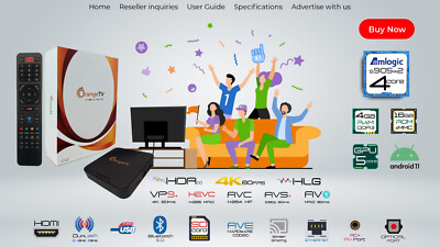 Orange TV 7000 Android 11.0 4K Ultra HD Media Player - 4GB RAM 16GB Storage New