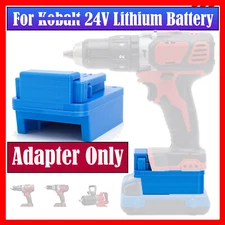 Adapter For Ko balt 24V Li-Ion Battery to For Milwaukee 18V Cordless Power Tools
