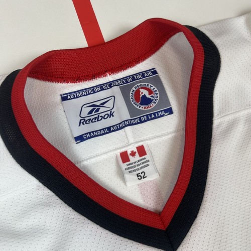 Albany River Rats Reebok Authentic Carolina Hurricanes AHL Hockey Jersey Size 52 - Picture 11 of 13