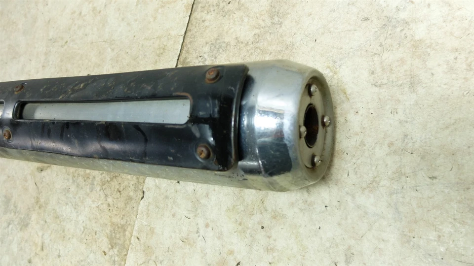 75 76 Suzuki RE5 RE 5 Rotary Wankel lado izquierdo silenciador tubo escape Foto 3 de 4